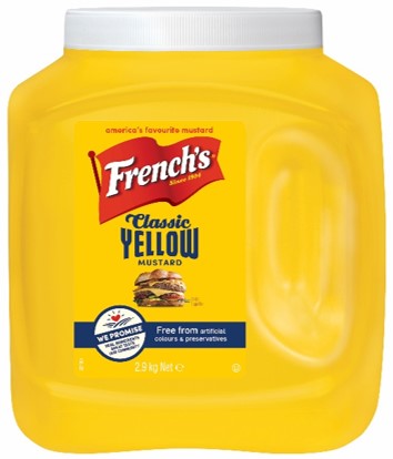 Hořčice Žlutá Classic FRENCHS 2,9kg